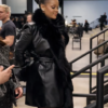 NYC 2026 Rihanna Leather Coat