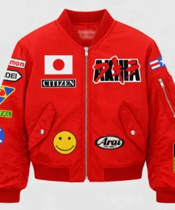 Neo Tokyo Akira Red Bomber Jacket