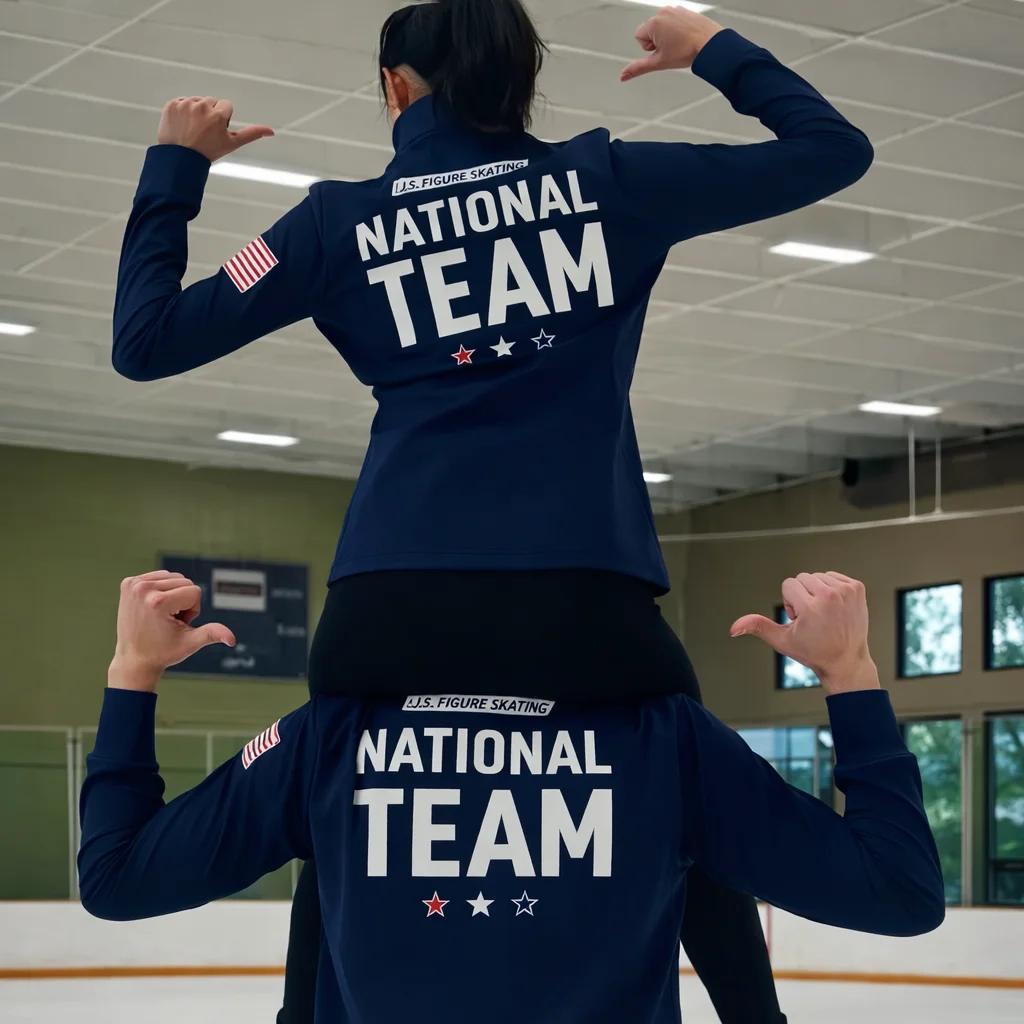 Olympic U.S. Figure Skating Navy Jacket