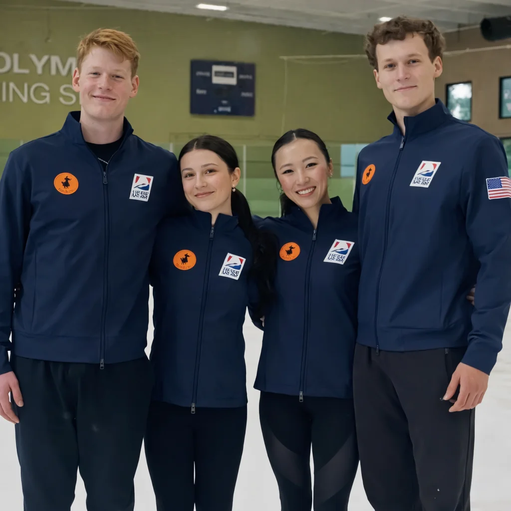 Olympic U.S. Figure Skating Navy Jacket