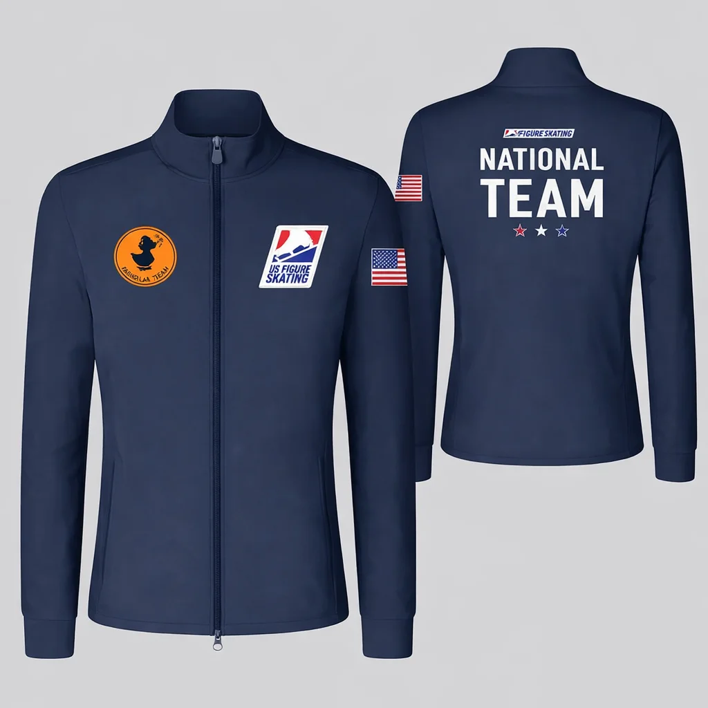 Olympic U.S. Figure Skating Navy Jacket