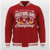 Peach Bowl Championship Indiana Hoosiers Red Varsity Jacket