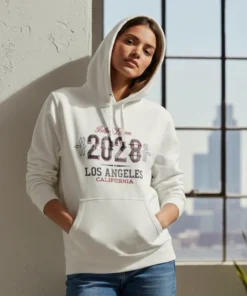 Polo Ralph Lauren LA28 Summer Olympics White Hoodie