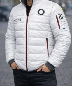 Portal 2 Musterbrand Puffer Jacket