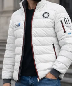 Portal 2 Musterbrand Puffer Jacket