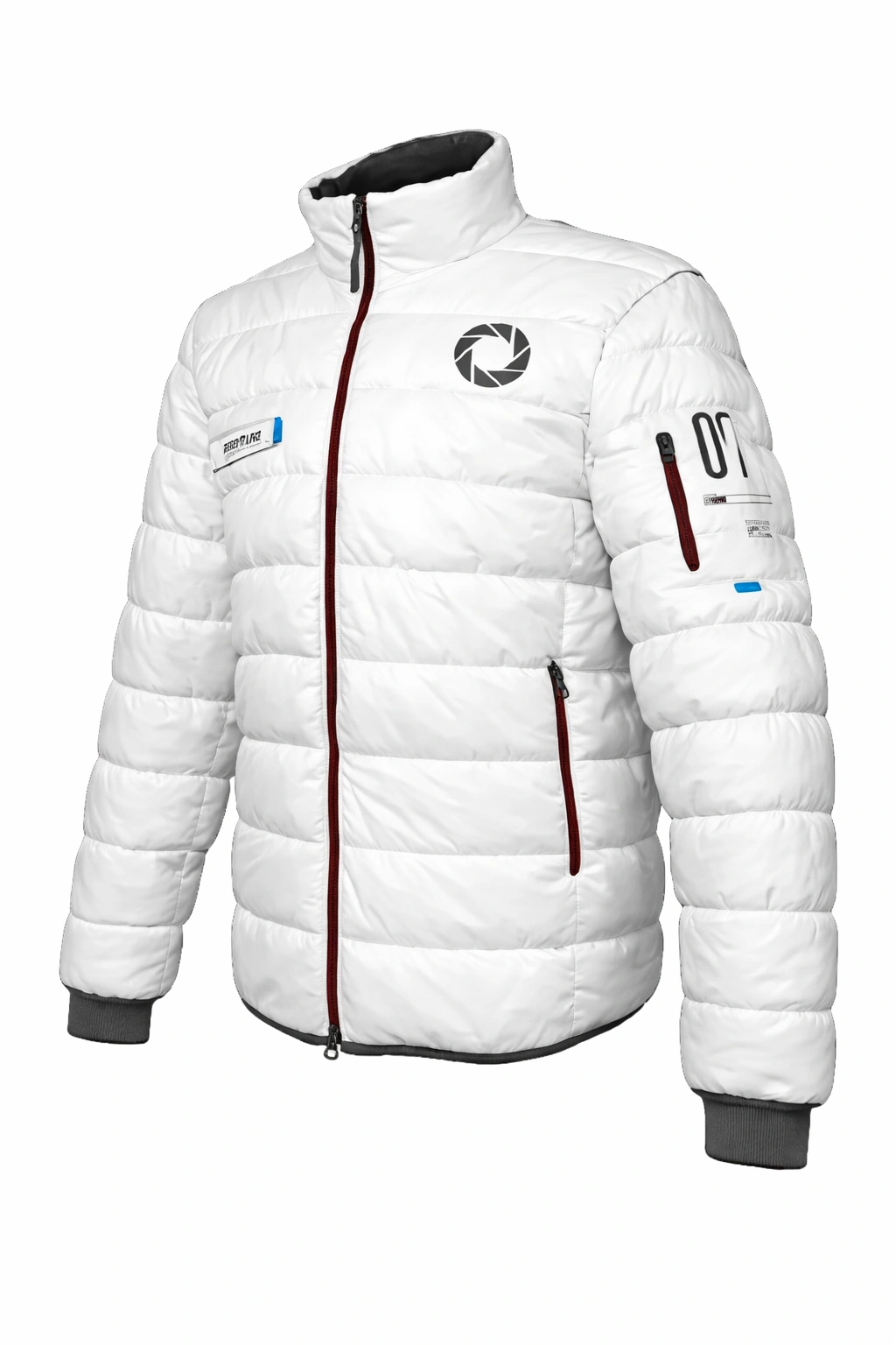 Portal 2 Musterbrand Puffer Jacket
