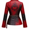 Princess Descendants Wicked Wonderland Red Leather Blazer