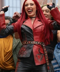Princess Descendants Wicked Wonderland Red Leather Blazer