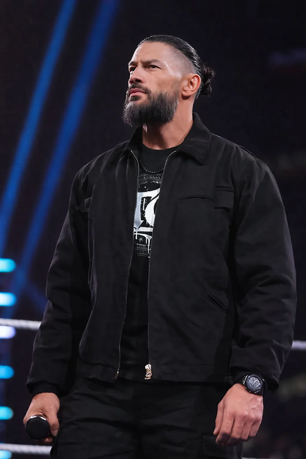 Roman Reigns WWE RAW 2026 Black Jacket