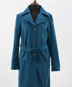 Say Nothing Dolours Price Blue Corduroy Coat