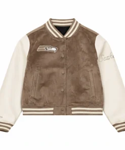 Seattle Seahawks NFL Super Bowl 60 Suede Jacket