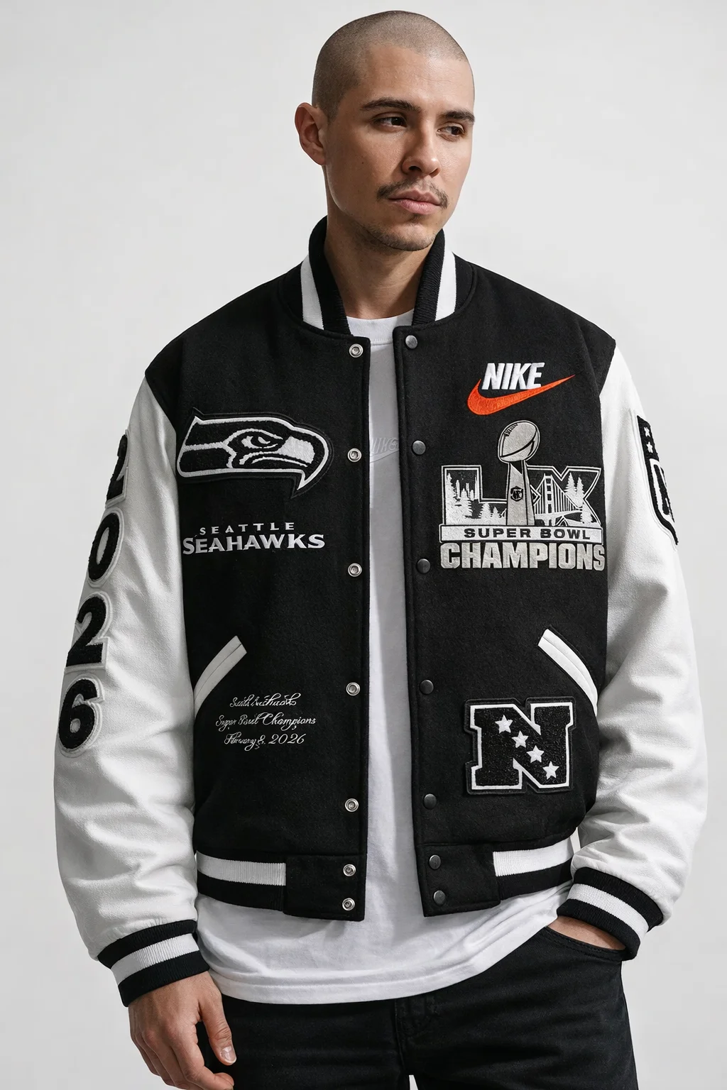 Seattle Seahawks x Nike Super Bowl Champions Destroyer Jacket