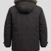 Michael Mason Shelter 2026 Jason Statham Black Parka Coat