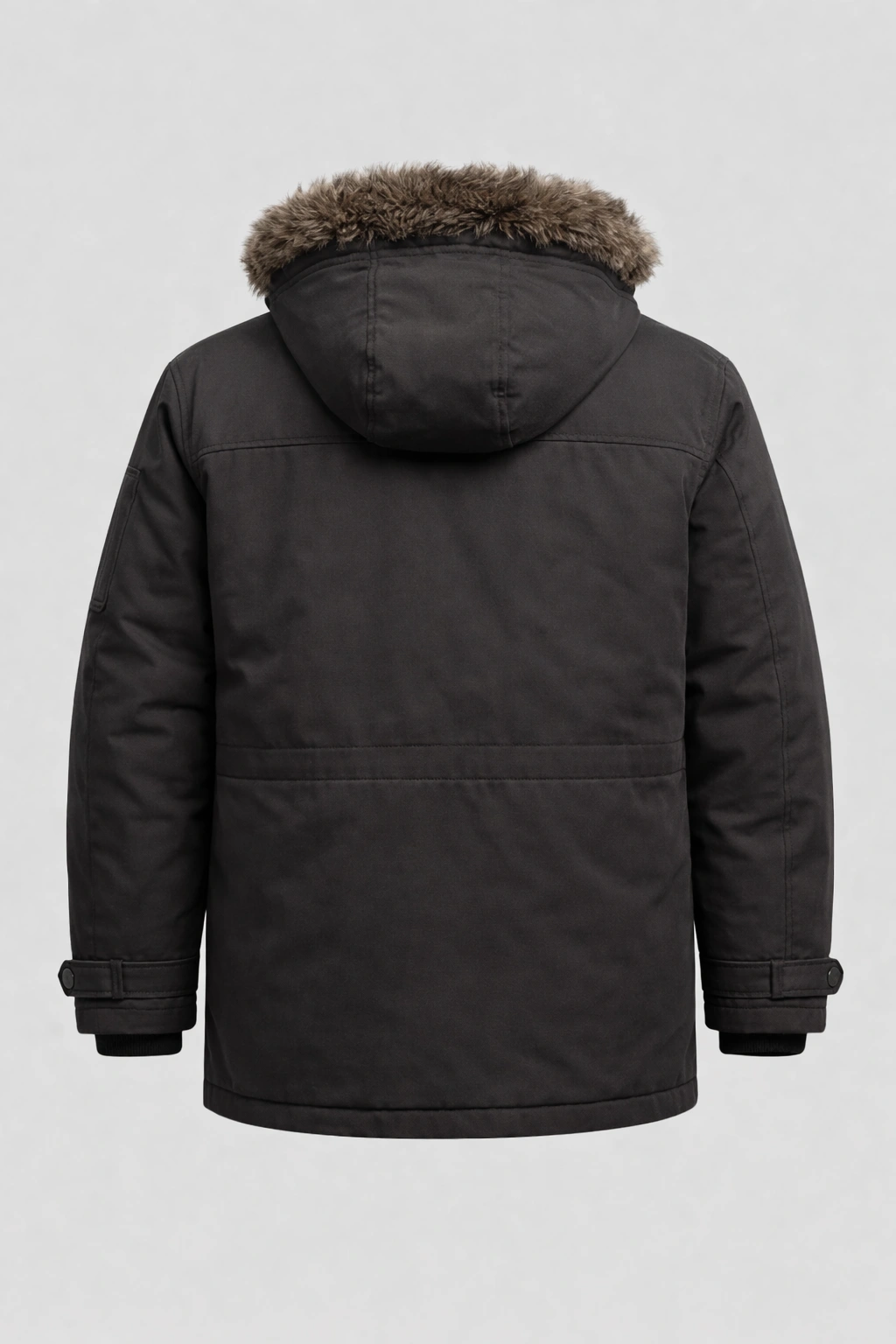 Michael Mason Shelter 2026 Jason Statham Black Parka Coat