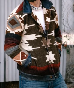 Shrinking S03 Jason Segal Aztec Jacket