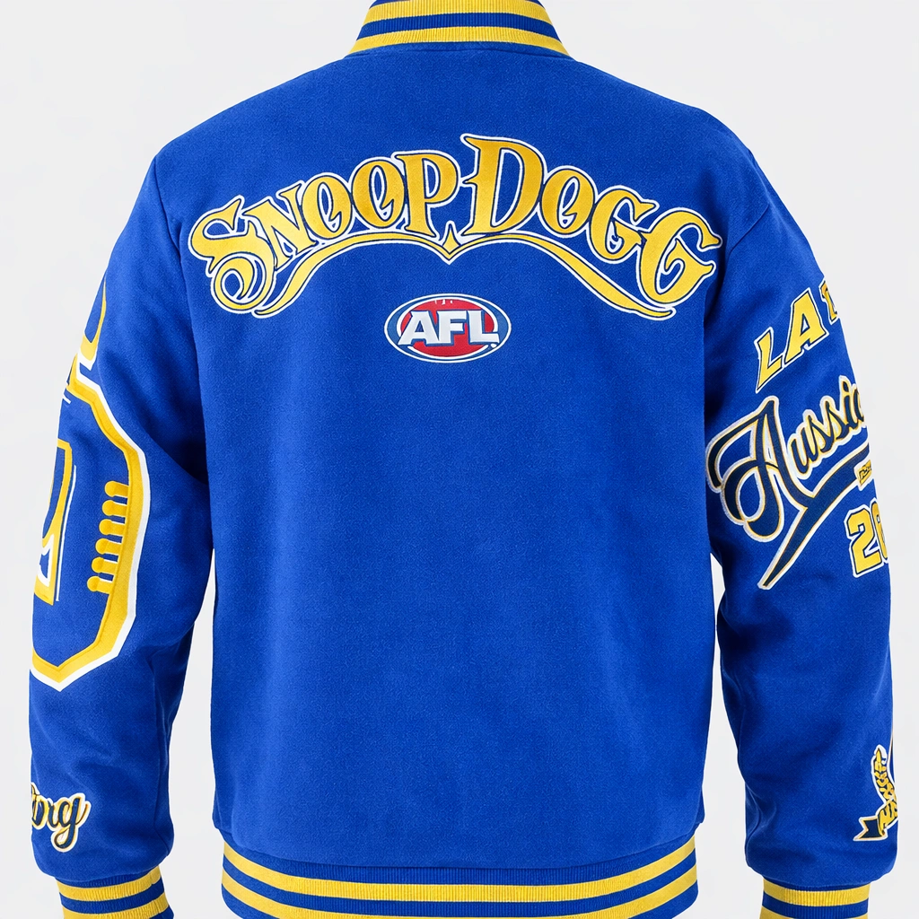 Snoop Dogg Limited Edition Blue Bomber Jacket