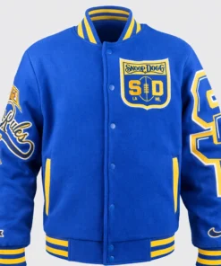 Snoop Dogg Limited Edition Blue Bomber Jacket
