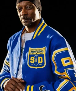 Snoop Dogg Limited Edition Blue Bomber Jacket