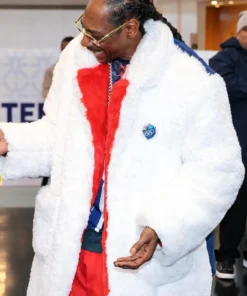 Snoop Dogg Olympics 2026 Shearling Coat