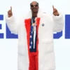 Snoop Dogg Olympics 2026 Shearling Coat