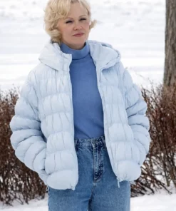 Somedays Pamela Anderson Blue Puffer Jacket