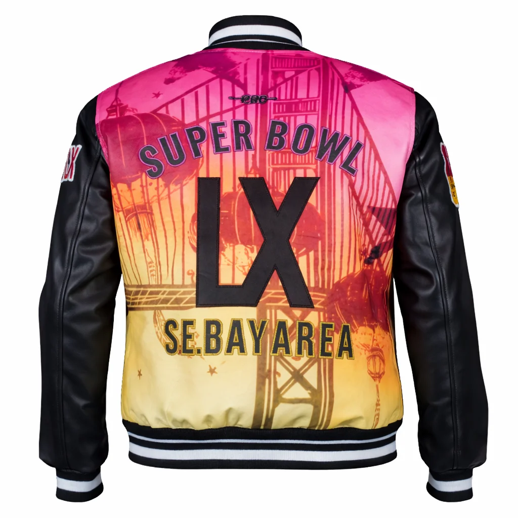 Super Bowl LX 2026 San Francisco Bay Womens Varsity Jacket