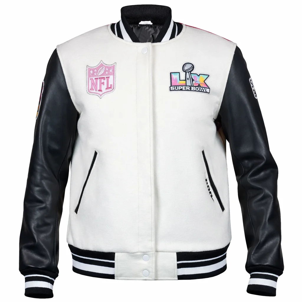 Super Bowl LX 2026 San Francisco Bay Womens Varsity Jacket