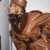 Super Bowl LX Beyonce Leather Coat
