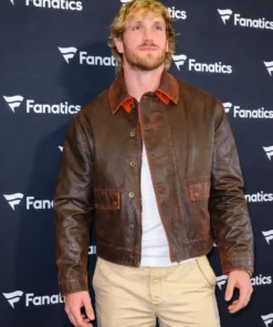 Super Bowl LX Logan Paul Leather Jacket