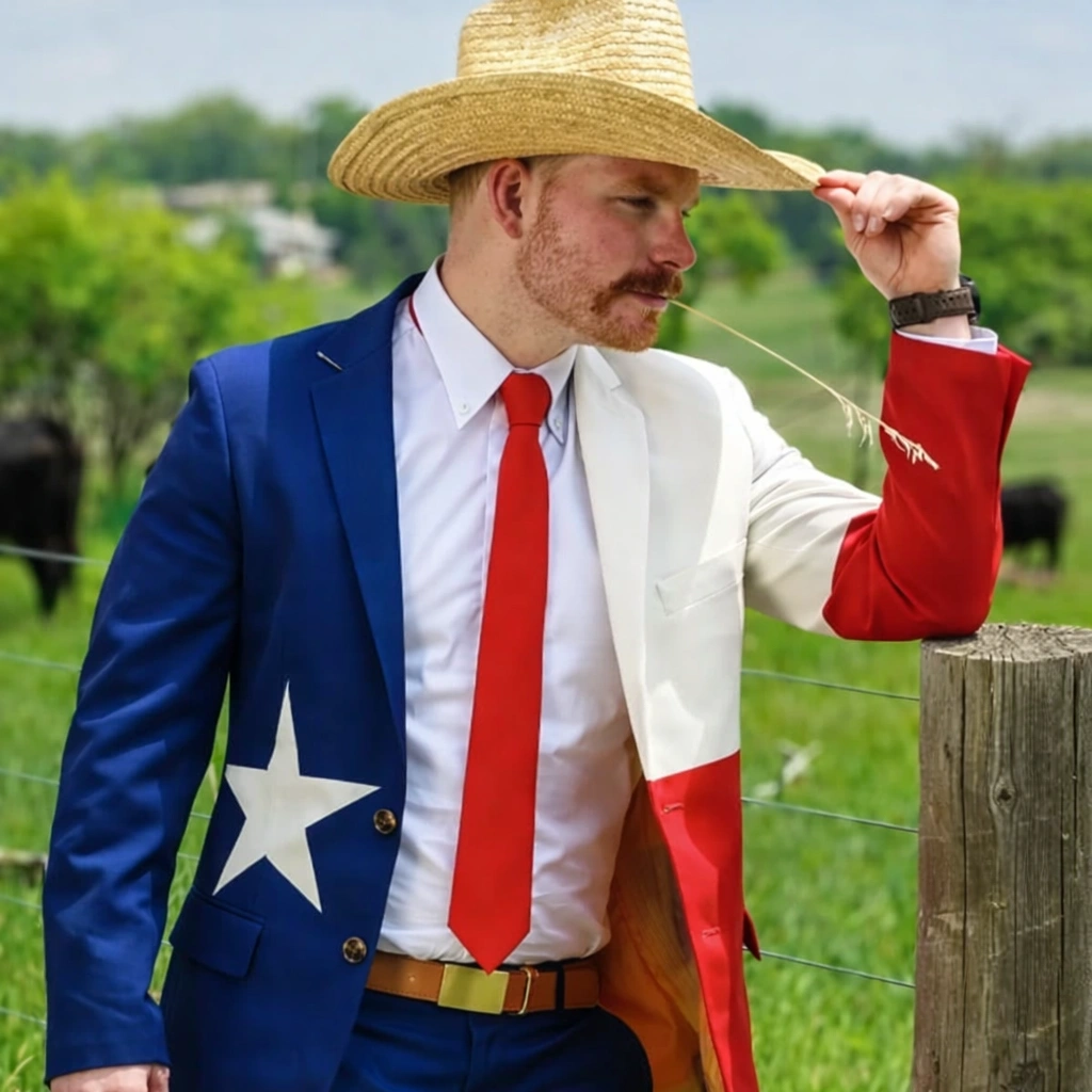 Texas Flag USA Suit
