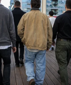 Timothée Chalamet Marty Supreme premiere Brown Jacket