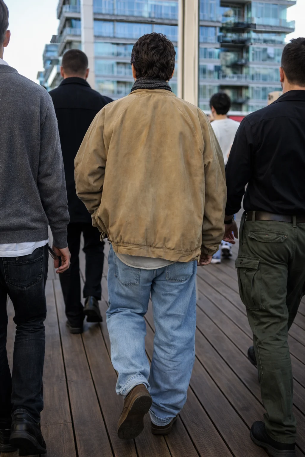 Timothée Chalamet Marty Supreme premiere Brown Jacket