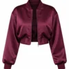 Tunnel Walk Cameron Brink Satin Bomber Jacket