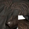 Vecna Inspired Leather Jacket with Hood