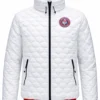 Winter Olympics 2026 Breezy Johnson White Jacket