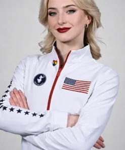 Winter Olympics 2026 Team USA White Jacket