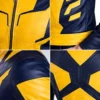 Wolverine Yellow & Blue Leather Jacket