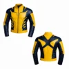 Wolverine Yellow & Blue Leather Jacket