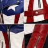 Women’s Captain America Inspired Leather Jacket