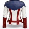 Women’s Captain America Inspired Leather Jacket