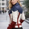 Women’s Captain America Inspired Leather Jacket