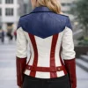 Women’s Captain America Inspired Leather Jacket