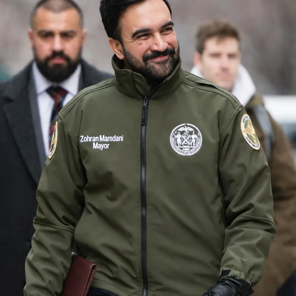 Zohran Mamdani Green Jacket