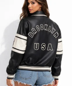 Avirex Brooklyn Black Leather Jacket