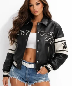 Avirex Brooklyn Black Leather Jacket
