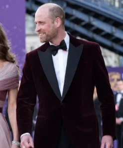BAFTA 2026 Prince of Wales Maroon Blazer