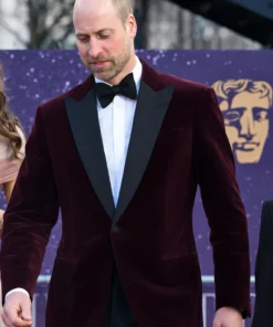 BAFTA 2026 Prince of Wales Maroon Blazer