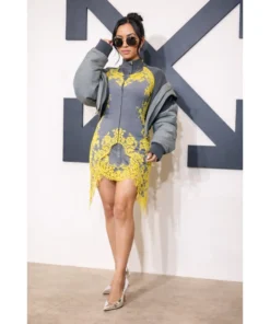 Becky G 2026 Off-White Fashion Show Bomber Jacket
