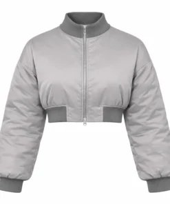 Becky G 2026 Off-White Fashion Show Bomber Jacket
