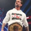 Best in the World CM Punk Retro White Hoodie